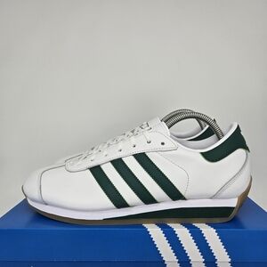 New Adidas Country 2 'White Collegiate Green' Men's Shoes Size 10
